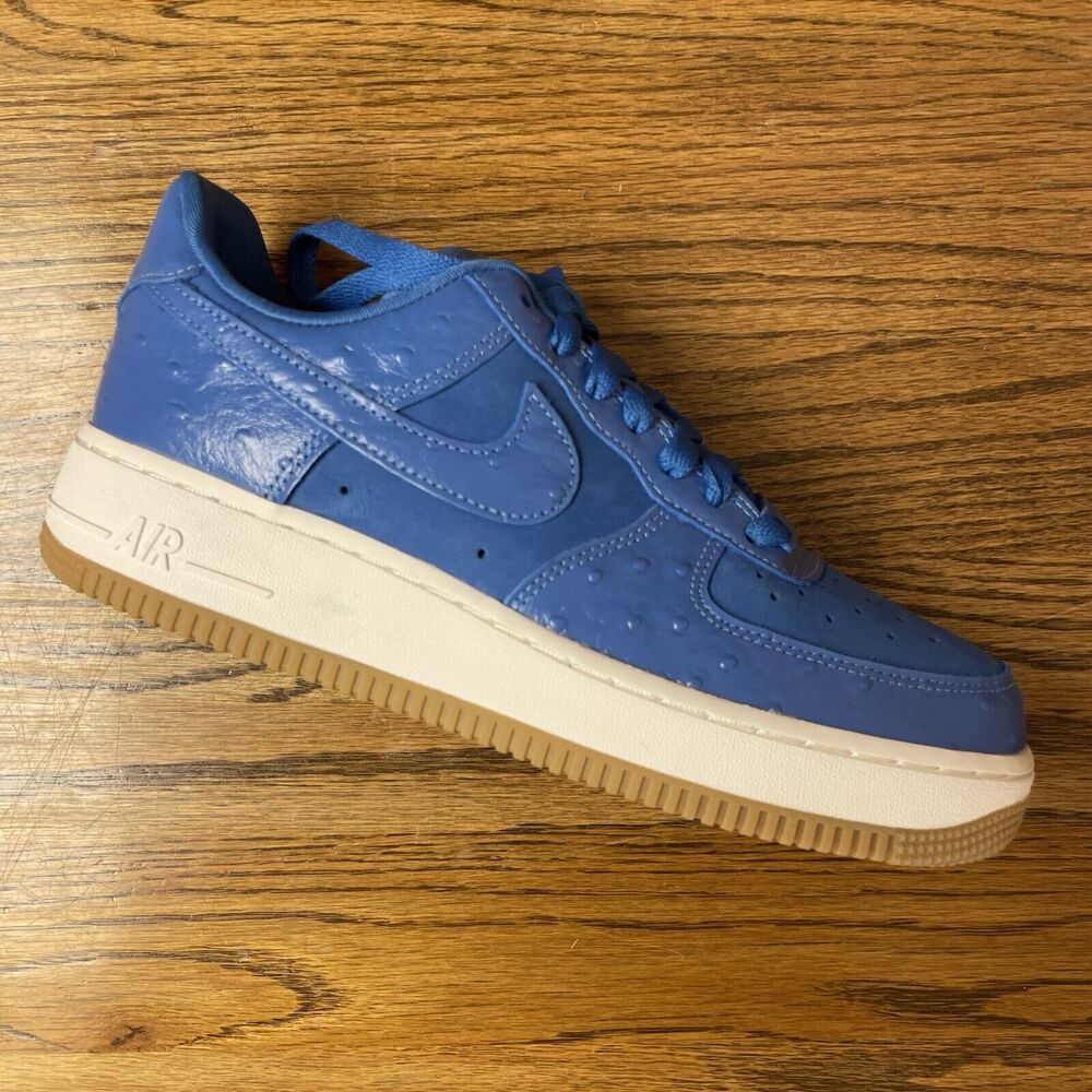 Women's Nike Air Force 1 '07 LX Star Blue Stars White Shoes Size 7 7.5 8 8.5 NEW
